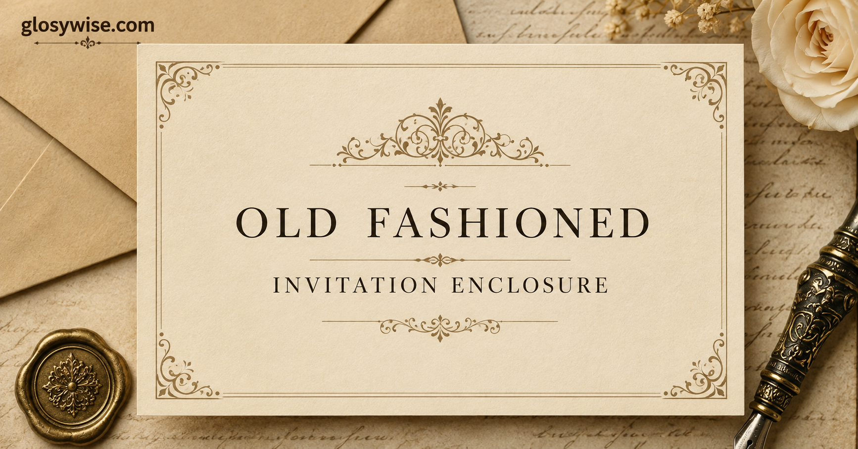 Old Fashioned Invitation Enclosure